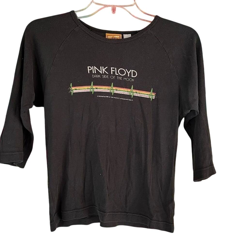 2005 Pink Floyd Dark Side of The Moon 3/4 Sleeve Tee Shirt by Rockware Anthill L